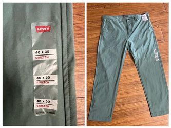 New Light Green Mercury Color Pants Size 40x30 LEVIS