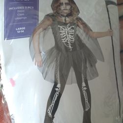 Girls Grim Reaper Costume