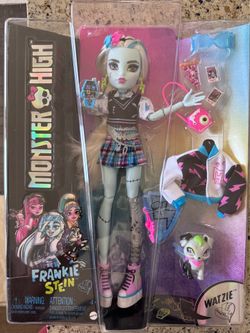 Monster high Frankenstein doll & pet Watzie