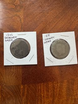 1845 & 1831 Cents