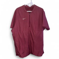 Burgundy Nike windbreaker jacket!