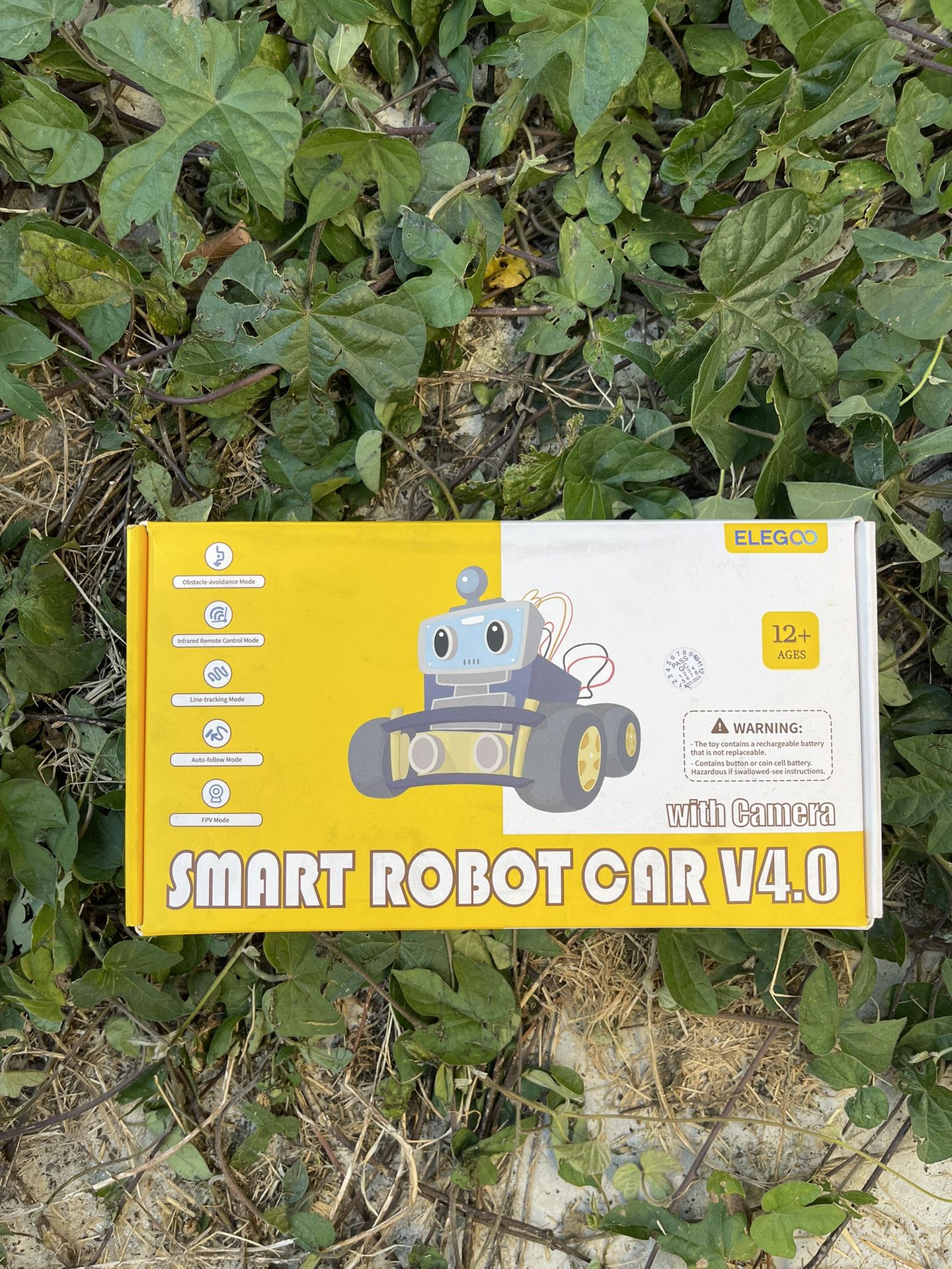 *Brand New* ELEGOO UNO R3 Smart Robot Car Kit V4 for Arduino, Line Tracking Module, Ultrasonic Sensor