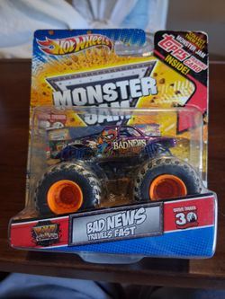 Hot Wheels Monster Jam Bad News Travels Fast