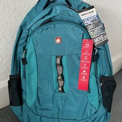 BRAND NEW Swiss Gear Laptop Backpack (Teal)