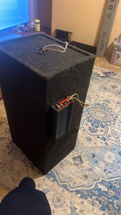 Two 12’s with amp assembled on the box.