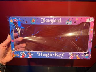 New Disneyland Magic Key License Plate Frame