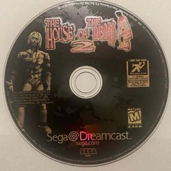 House Of The Dead Two For Sega Dreamcast Mint Condition!!! The Disc Is Like New!