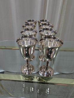 Vintage Reed & Barton Goblets in Silverplate