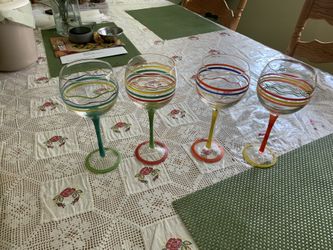Set 4 Margaritas Glass 