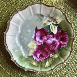 Beautiful Floral Vintage Dish 
