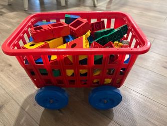 Large Lego set with basket