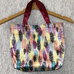 Feather Pattern Tote Bag 