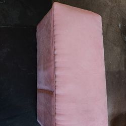 Pink Upholstered Toy Box