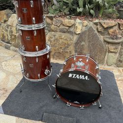Tama Superstar Mahogany 80's 4pc Drum Set kit