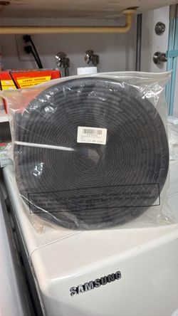 40 ft Kerf Weather Stripping Door Seal for Exterior Doors Black