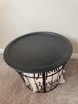 Round Storage Table