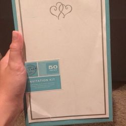 Gartner platinum hearts invitation kit (2 kits, 50 count each)