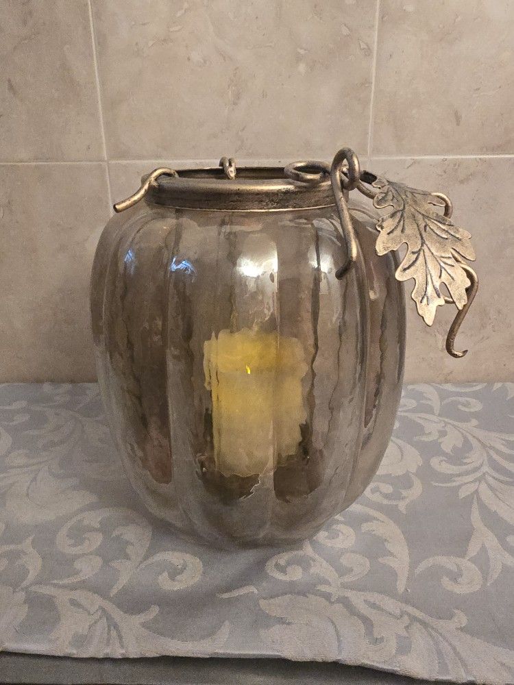 Brand New Pumpkin Candle Holder/Vase