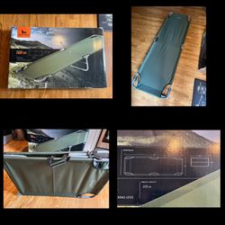 Field & Stream Foldable Canvas Camping Cot 225lb. (73”x23”) excellent Used Once