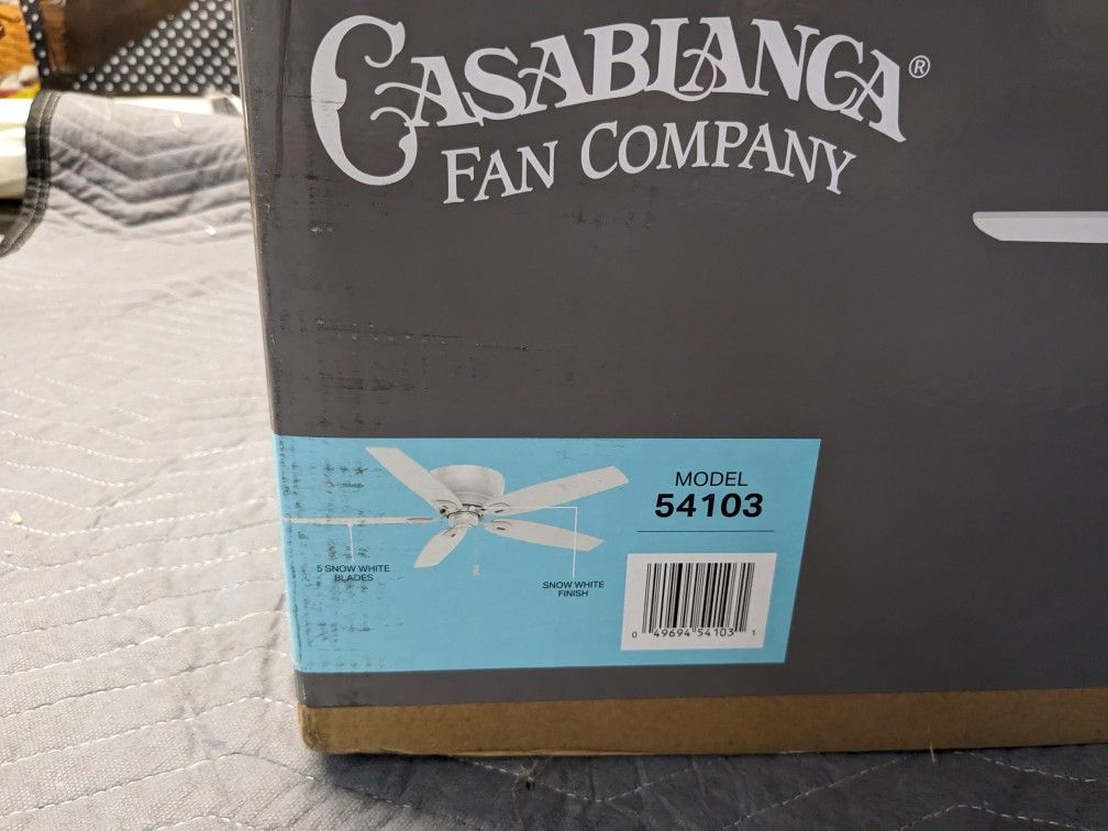 Casablanca 54" Durant 5 - Blade Flush Mount Ceiling Fan with Pull Chain

54" Durant 5 - Blade Flush Mount Ceiling Fan with Pull Chain