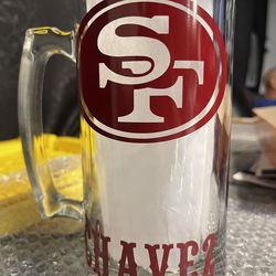 49ers beer mug