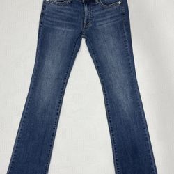 Lucky Brand Jeans Sweet Boot Women's Size 0/25 Ankle Low Rise Denim 26W 29L