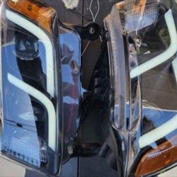 14-16 Jeep Grand Cherokee LED Headlights Luces Faros Micas
