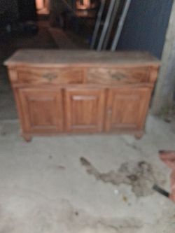 Wood cabinet