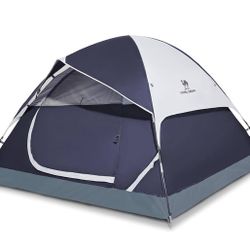 Tents for Camping 6 persons limit. Waterproof,Spacious, Lightweight Portable Backpacking Tent for Outdoor Camping/Hiking navy blue