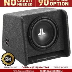 JL Audio CP110-W0v3 BassWedge Slot Ported Enclosure 10" W0v3 Subwoofer 600 Watts 🚨 Payment Options Available 🚨 No Credit Needed 🚨