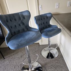 Swivel Counter Height Bar Stools Set of 2
