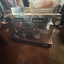 Commercial Olympia Xpress Espresso Machine + Burr Grinder Combo