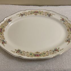 Stetson China Company YORK 15” Oval Platter 