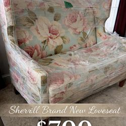 Brand New Sherrill Love Seat