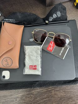 Red Ray-Ban Sunglasses 