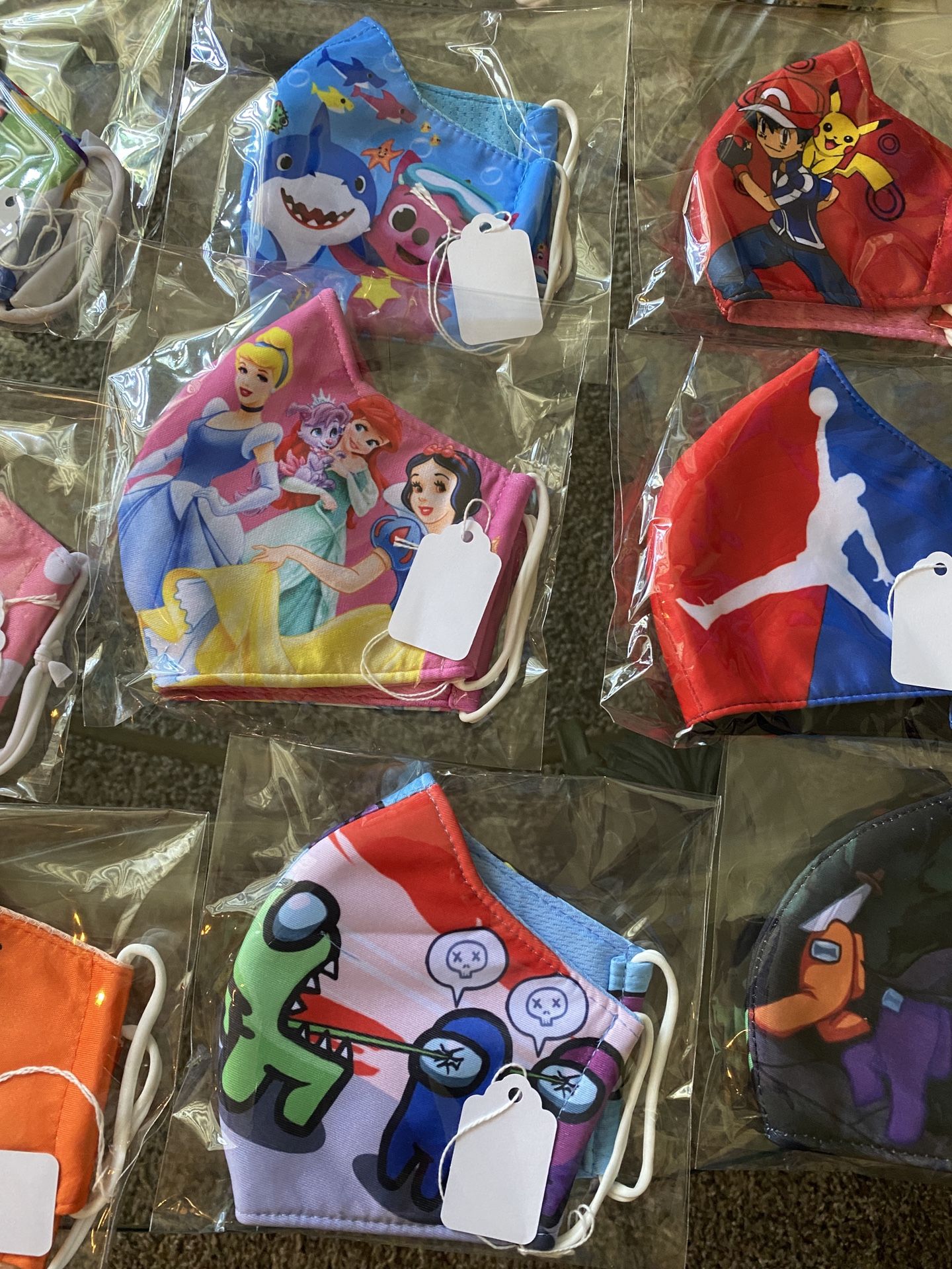 Children’s Face Masks 3 Layered Protection, Washable, Comfortable And Breathable