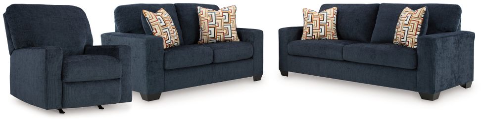 Aviemore Ink Sofa, Loveseat and Recliner (Online Special Price)