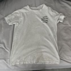 Antisocial social club white tee
