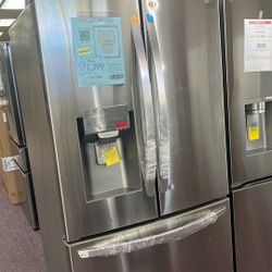 Refrigerator Stainless Steel 36” New Open Box 1 Year Warranty 