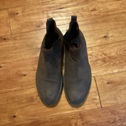 Brown Suede Leather  Men Boots. Size; 42
