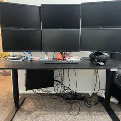 Adjustable Power Table With Cpu Holder