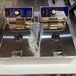 Double Tank 12L Electric Deep Fryer