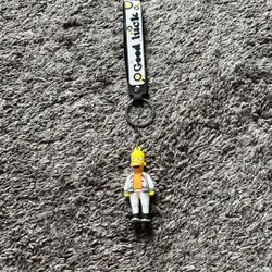 Bape Homer Simpson Good Luck Keychain