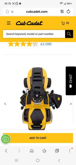 Cub Cadet riding lawn mower for sale