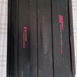 RadioShack 200 watts bridgeable stereo amplifier XL - 200 2.1 channel subwoofer crossover 