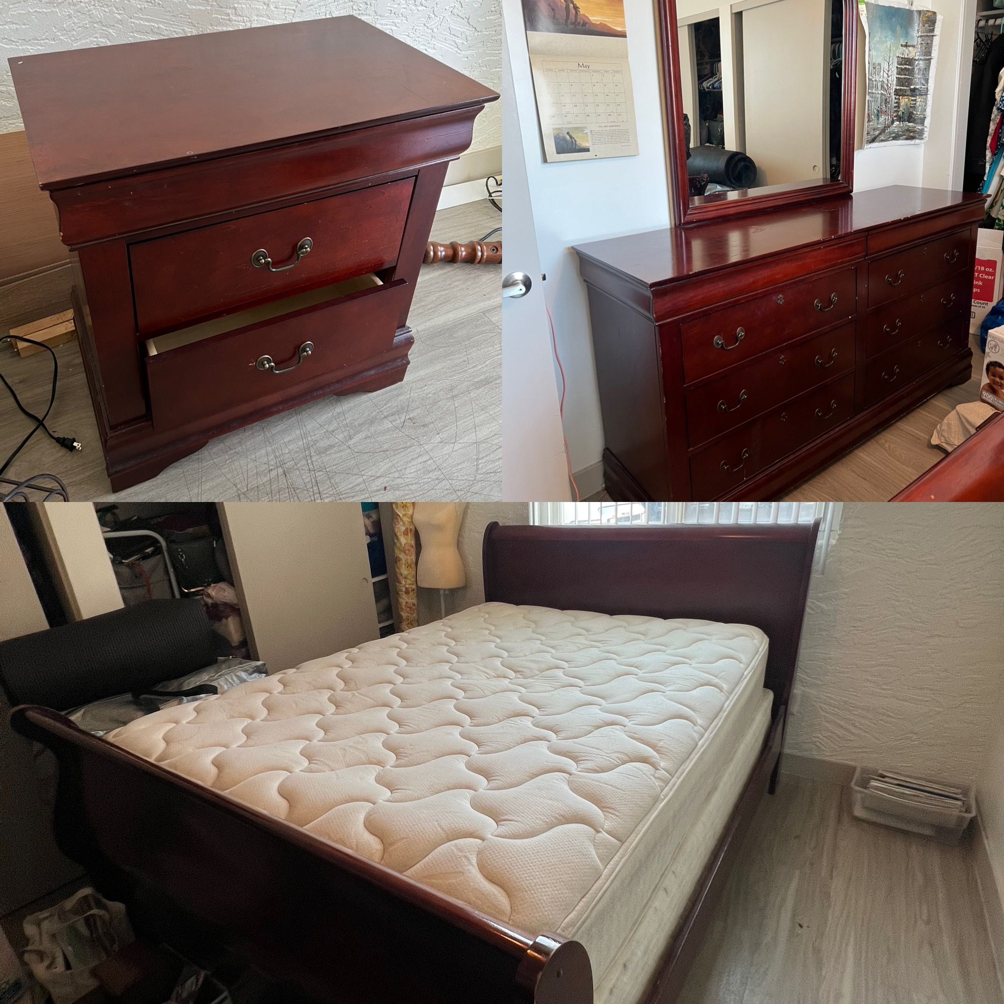 Dark Wood Bedroom Set