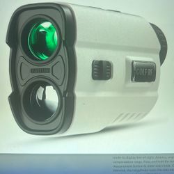 NEW Golf Rangefinder. W/Slope Switch, 800 Yards Laser Range Finder with Flag Pole Locking Vibration, 6X Magnification & Rechargeable Battery