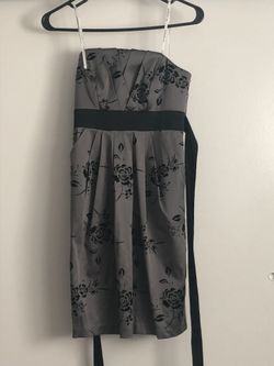 Strapless dress