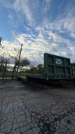 Flatbed Lowboy 48’ x 8’ft heavy duty built tough all steel