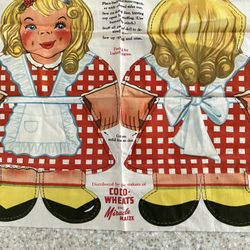 Reduced price. Cocoa wheats doll pattern.